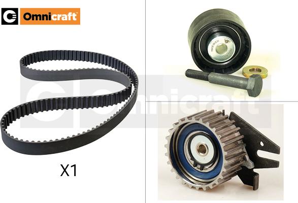 Omnicraft 2328509 - Комплект зубчатого ремня ГРМ autospares.lv