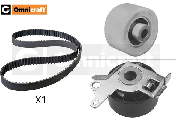 Omnicraft 2328507 - Комплект зубчатого ремня ГРМ autospares.lv