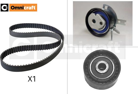 Omnicraft 2328516 - Комплект зубчатого ремня ГРМ autospares.lv