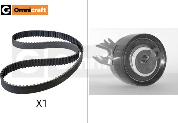 Omnicraft 2328513 - Комплект зубчатого ремня ГРМ autospares.lv