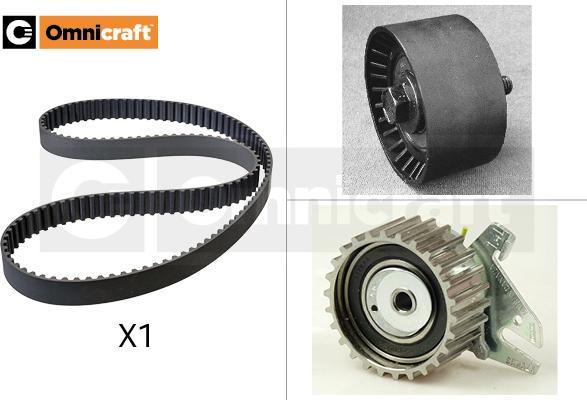 Omnicraft 2328730 - Комплект зубчатого ремня ГРМ autospares.lv