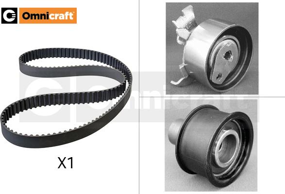 Omnicraft 2328698 - Комплект зубчатого ремня ГРМ autospares.lv