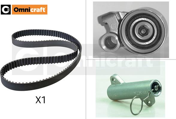 Omnicraft 2328640 - Комплект зубчатого ремня ГРМ autospares.lv