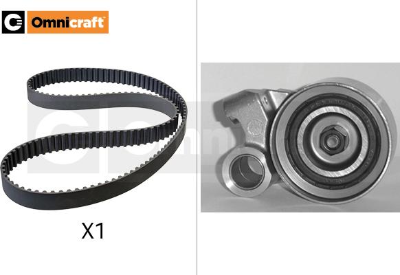 Omnicraft 2328648 - Комплект зубчатого ремня ГРМ autospares.lv