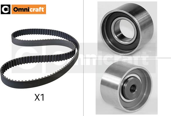 Omnicraft 2328656 - Комплект зубчатого ремня ГРМ autospares.lv