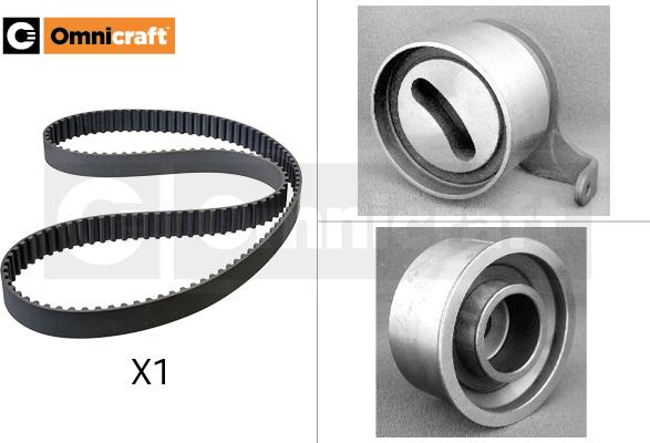 Omnicraft 2328650 - Комплект зубчатого ремня ГРМ autospares.lv