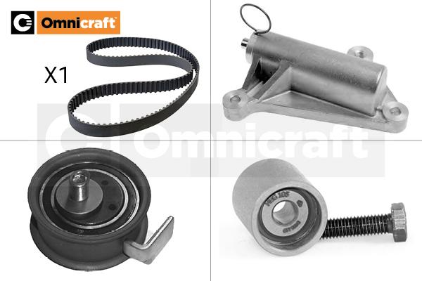 Omnicraft 2328668 - Комплект зубчатого ремня ГРМ autospares.lv