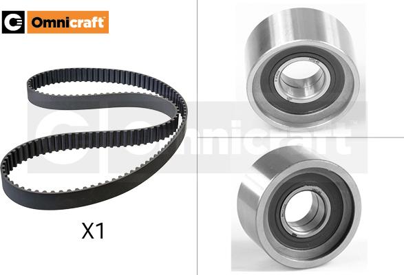 Omnicraft 2328602 - Комплект зубчатого ремня ГРМ autospares.lv