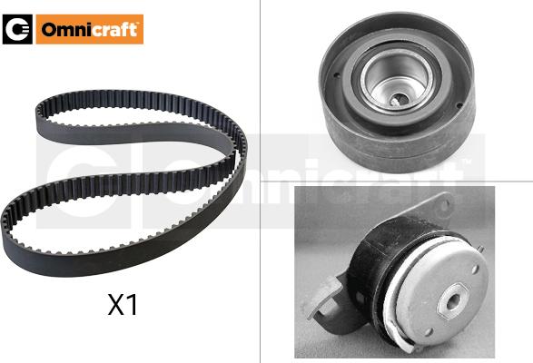 Omnicraft 2328610 - Комплект зубчатого ремня ГРМ autospares.lv