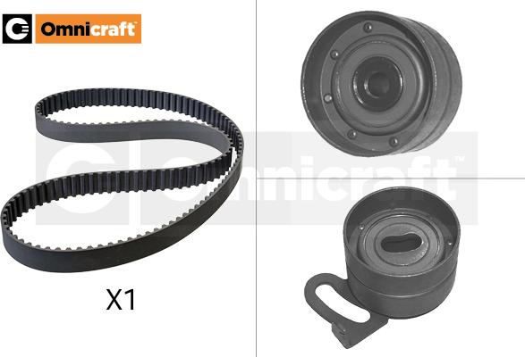 Omnicraft 2328634 - Комплект зубчатого ремня ГРМ autospares.lv