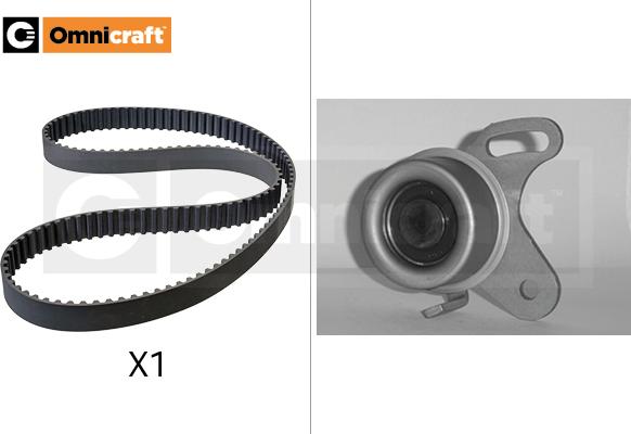 Omnicraft 2328816 - Комплект зубчатого ремня ГРМ autospares.lv