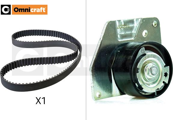 Omnicraft 2328630 - Комплект зубчатого ремня ГРМ autospares.lv