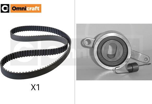 Omnicraft 2328624 - Комплект зубчатого ремня ГРМ autospares.lv