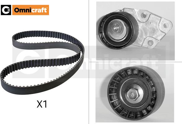 Omnicraft 2328620 - Комплект зубчатого ремня ГРМ autospares.lv