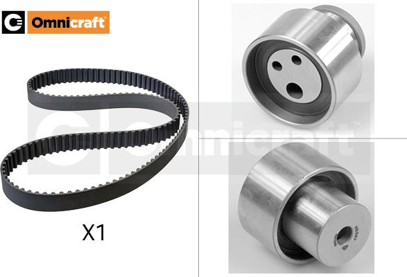 Omnicraft 2328840 - Комплект зубчатого ремня ГРМ autospares.lv