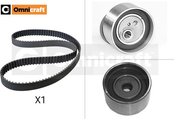 Omnicraft 2328858 - Комплект зубчатого ремня ГРМ autospares.lv