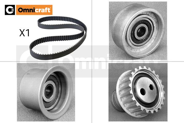 Omnicraft 2328802 - Комплект зубчатого ремня ГРМ autospares.lv