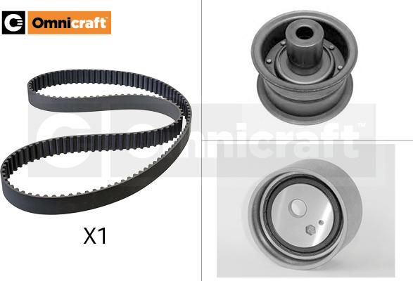 Omnicraft 2328818 - Комплект зубчатого ремня ГРМ autospares.lv