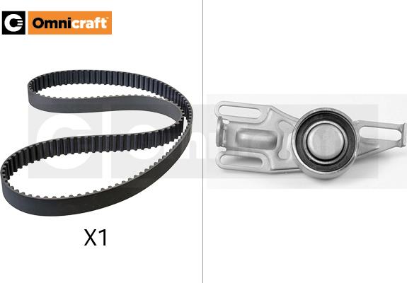 Omnicraft 2328838 - Комплект зубчатого ремня ГРМ autospares.lv