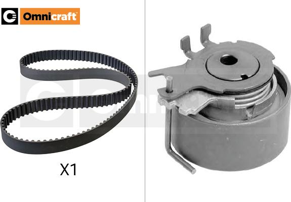 Omnicraft 2328396 - Комплект зубчатого ремня ГРМ autospares.lv