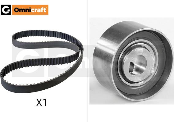 Omnicraft 2328380 - Комплект зубчатого ремня ГРМ autospares.lv