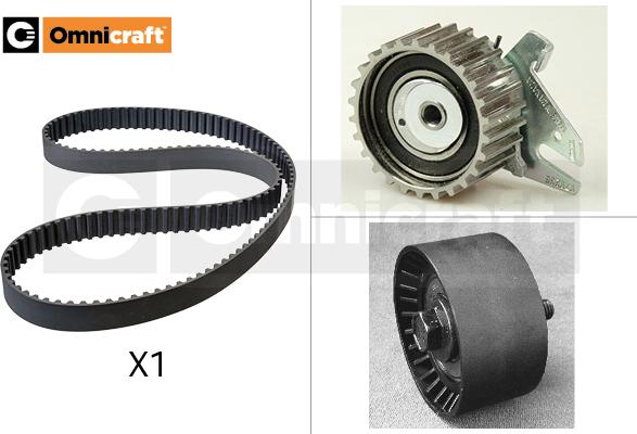 Omnicraft 2328744 - Комплект зубчатого ремня ГРМ autospares.lv