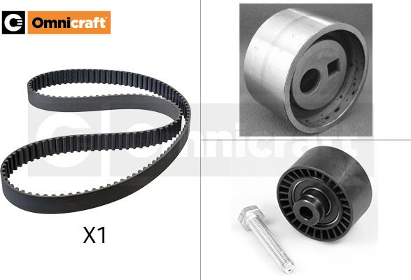 Omnicraft 2328748 - Комплект зубчатого ремня ГРМ autospares.lv