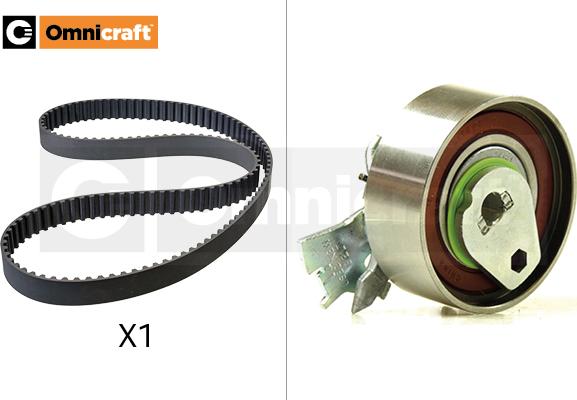 Omnicraft 2328826 - Комплект зубчатого ремня ГРМ autospares.lv