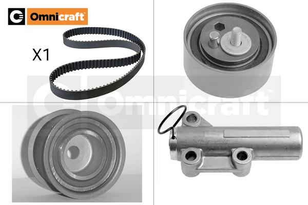 Omnicraft 2328706 - Комплект зубчатого ремня ГРМ autospares.lv