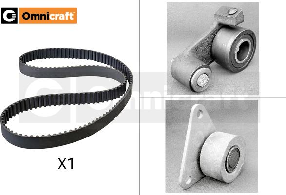 Omnicraft 2328716 - Комплект зубчатого ремня ГРМ autospares.lv