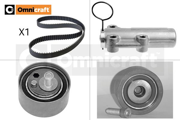 Omnicraft 2328712 - Комплект зубчатого ремня ГРМ autospares.lv