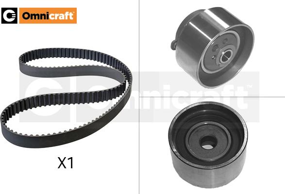 Omnicraft 2328788 - Комплект зубчатого ремня ГРМ autospares.lv