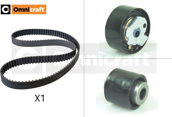 Omnicraft 2328736 - Комплект зубчатого ремня ГРМ autospares.lv