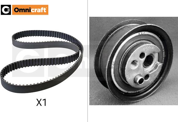 Omnicraft 2328738 - Комплект зубчатого ремня ГРМ autospares.lv