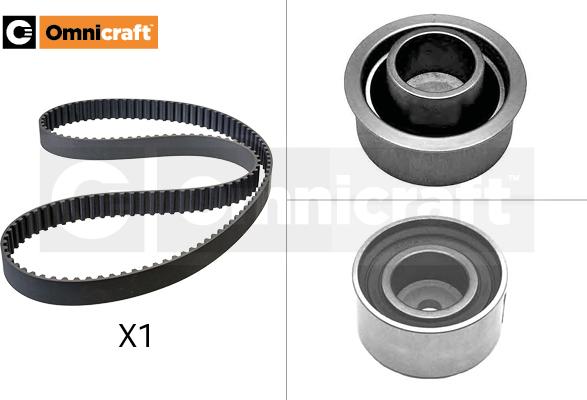 Omnicraft 2328726 - Комплект зубчатого ремня ГРМ autospares.lv