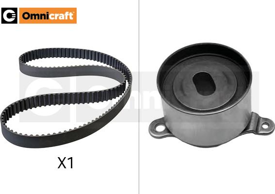 Omnicraft 2328728 - Комплект зубчатого ремня ГРМ autospares.lv