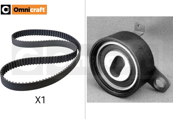 Omnicraft 2328784 - Комплект зубчатого ремня ГРМ autospares.lv