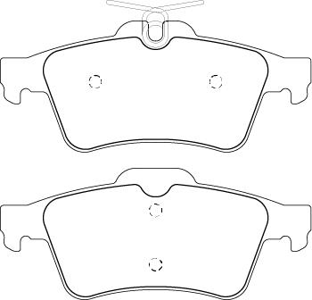 Omnicraft QBR178 - Тормозные колодки, дисковые, комплект autospares.lv