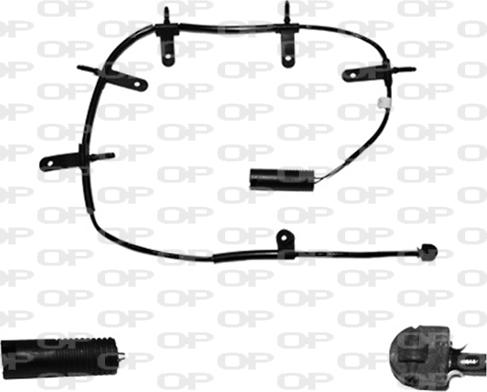 Open Parts AK3095.00 - Сигнализатор, износ тормозных колодок autospares.lv