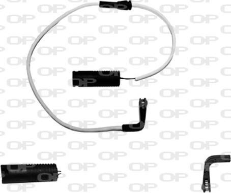 Open Parts AK3058.00 - Сигнализатор, износ тормозных колодок autospares.lv