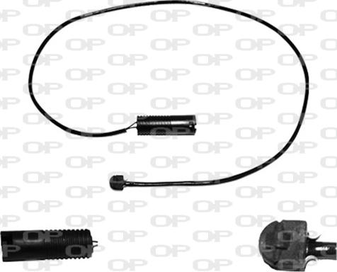 Open Parts AK3005.00 - Сигнализатор, износ тормозных колодок autospares.lv