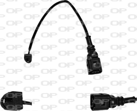 Open Parts AK3104.00 - Сигнализатор, износ тормозных колодок autospares.lv