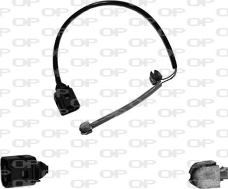 Open Parts AK3101.00 - Сигнализатор, износ тормозных колодок autospares.lv