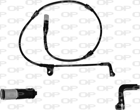 Open Parts AK3124.00 - Сигнализатор, износ тормозных колодок autospares.lv