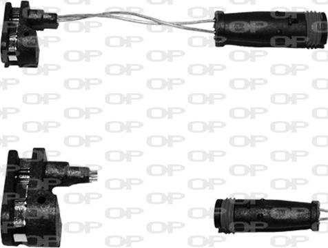 Open Parts AK3120.00 - Сигнализатор, износ тормозных колодок autospares.lv