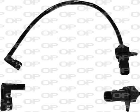 Open Parts AK3123.00 - Сигнализатор, износ тормозных колодок autospares.lv