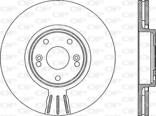 Open Parts BDA1999.20 - Тормозной диск autospares.lv