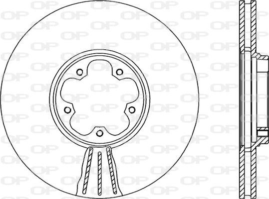 Open Parts BDA1946.20 - Тормозной диск autospares.lv