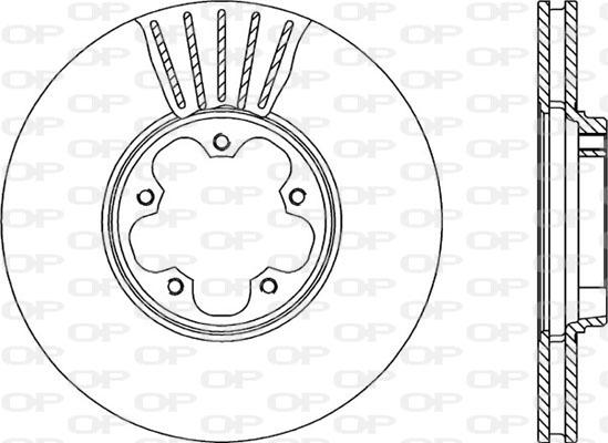 Open Parts BDA1947.20 - Тормозной диск autospares.lv