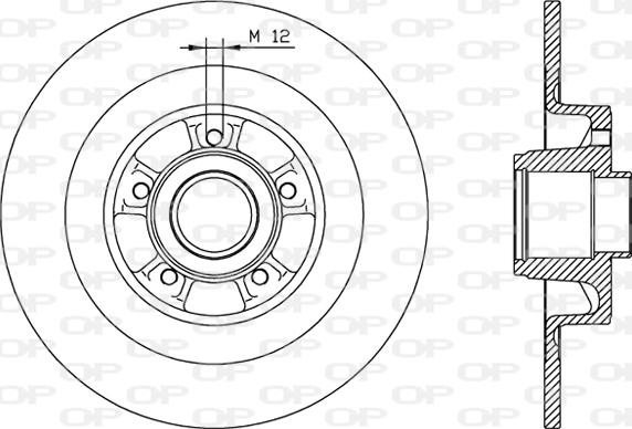 Open Parts BDA1962.10 - Тормозной диск autospares.lv